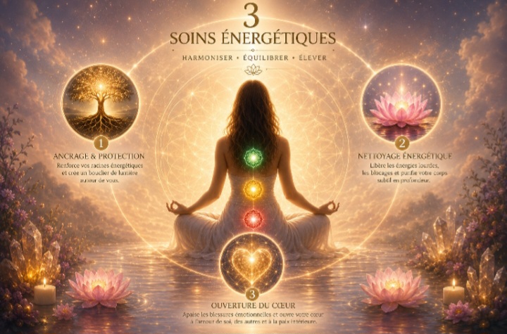Le Souffle Nouveau — 3 soins énergétiques