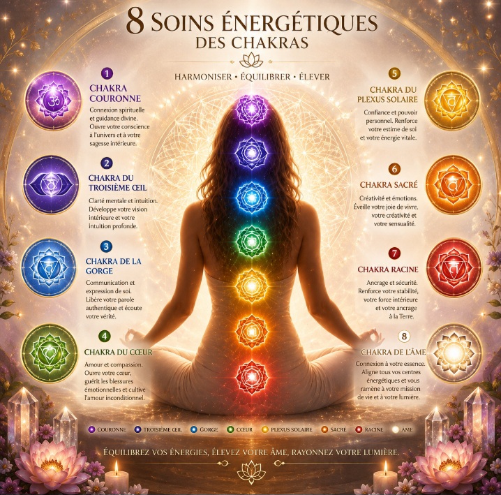 La Voie des Chakras — 8 soins